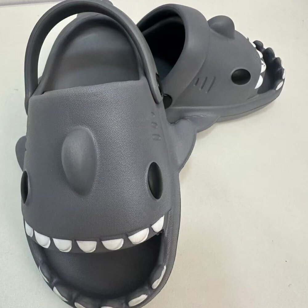 Kids Shark Slides Boys Girls Toddlers#9-10# - Picture 2 of 5
